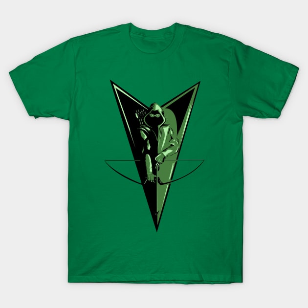 Emerald Archer T-Shirt by poopsmoothie